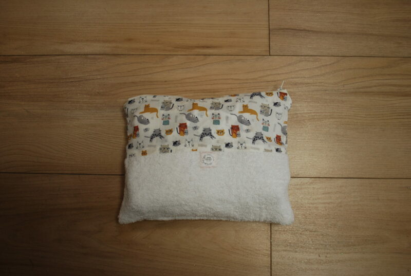 Cape de bain bébé fille/garçon et sa pochette – Image 3